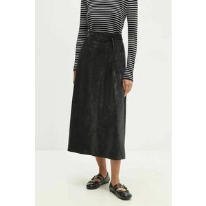 Answear Lab fusta culoarea negru, maxi, evazati imagine