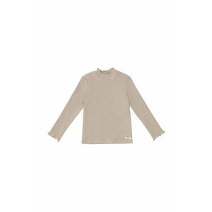 Donsje longsleeve copii Wonsy Shirt culoarea bej, cu turtleneck, 4089800 imagine