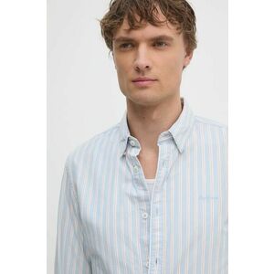 Pepe Jeans camasa din bumbac MARIUS barbati, cu guler button-down, slim, PM308561 imagine