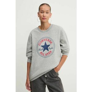 Converse bluza culoarea gri, cu imprimeu, 10025472-A03 imagine