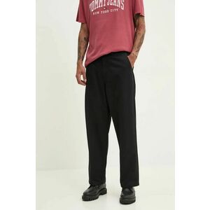 Vans pantaloni de bumbac culoarea negru, cu fason chinos, VN000HZDBLK1 imagine