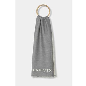 Lanvin esarfa de lana culoarea gri, modelator, 6L3518.J5756 imagine