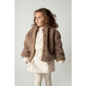 Donsje bluza bebe Thom Overshirt culoarea maro, neted, 4085800 imagine