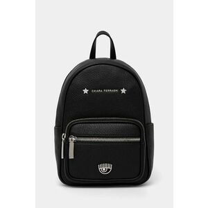 Chiara Ferragni rucsac femei, culoarea negru, mic, neted, 77SB4BO1 imagine