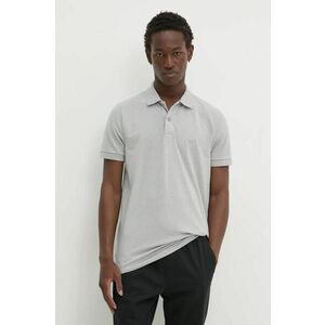 Hollister Co. tricou polo barbati, culoarea gri, melanj, KI324-4178 imagine