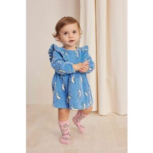 Bobo Choses rochie din bumbac pentru bebeluși Beneath The Moon mini, evazati, 224AB083 imagine