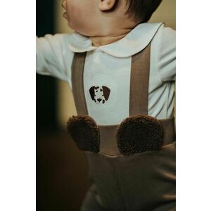 Donsje body din bumbac pentru bebelusi Davo Bodysuit Dalmatian 3030105 imagine