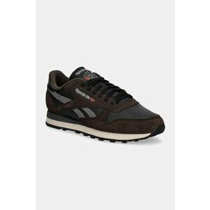 Reebok Classic sneakers din piele Classic Leather culoarea maro, 100201111 imagine