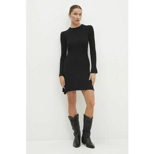 Answear Lab rochie culoarea negru, mini, evazati imagine