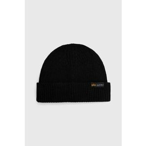 Alpha Industries căciulă Dockers Beanie culoarea negru, din țesătură uni 138905.03 imagine