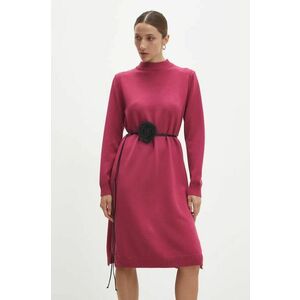 Answear Lab rochie culoarea violet, midi, drept imagine