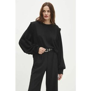 Answear Lab bluza femei, culoarea negru, neted imagine