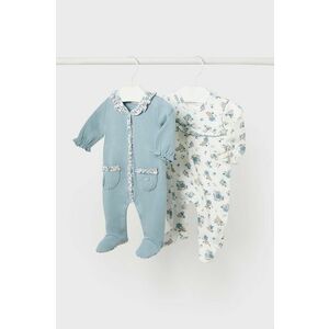 Mayoral Newborn salopete bebelusi din bumbac 2-pack 2778 imagine