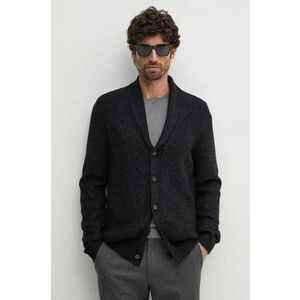 Lindbergh cardigan barbati, culoarea negru, 30-804059B imagine