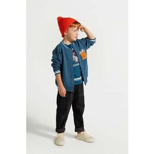 Coccodrillo pantaloni de trening pentru copii culoarea gri, neted, ACADEMY BOY KIDS imagine