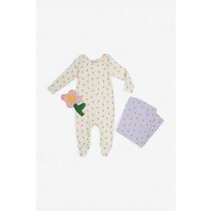 Bobo Choses salopeta din bumbac pentru bebelusi Pansy Flower 224AB105 imagine