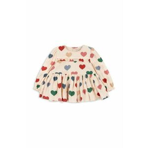 Konges Sløjd bluza de bumbac pentru copii ELIN BLOUSE GOTS culoarea bej, modelator, KS101495 imagine