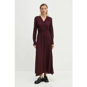 Marc O'Polo rochie culoarea bordo, maxi, evazati, 409098321495 imagine