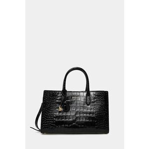 MICHAEL Michael Kors poseta de piele culoarea negru, 30F4GETS2E imagine