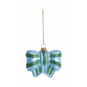 &k amsterdam globuri de pom Ornament Ribbon Blue imagine