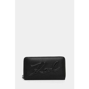 Karl Lagerfeld portofel femei, culoarea negru, 246W3290 imagine