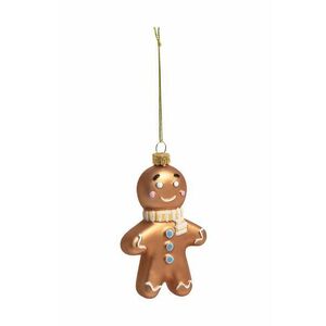 &k amsterdam globuri de pom Ornament Gingerbread Pink imagine