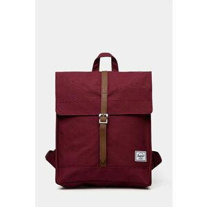 Herschel rucsac culoarea bordo, mare, neted, 10486-00746-OS imagine