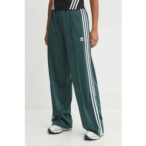 adidas Originals pantaloni Firebird femei, culoarea verde, modelator, IY4723 imagine