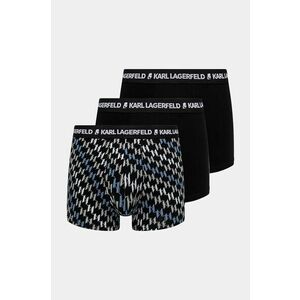 Karl Lagerfeld boxeri 3-pack barbati, culoarea negru, 246M2100 imagine