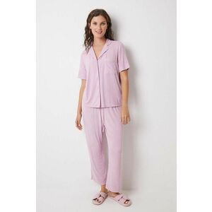 women'secret pijama SOFT TOUCH FRANCHISEE femei, culoarea roz, 3598067 imagine