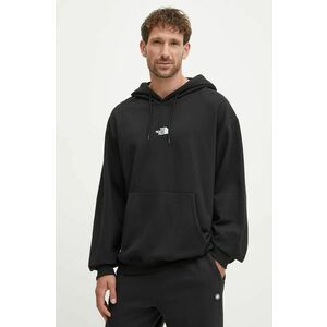 The North Face bluza Zumu Hoodie barbati, culoarea negru, cu glugă, neted, NF0A89FJJK31 imagine