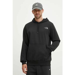 The North Face bluza Hood Logo barbati, culoarea negru, cu glugă, neted, NF0A89EJJK31 imagine