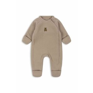 Konges Sløjd costum bebe SAFA ONESIE GRS culoarea bej, KS101294 imagine