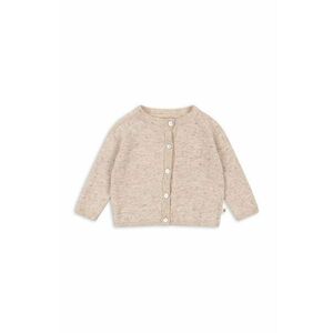 Konges Sløjd cardigan de lână pentru copii MINO KNIT CARDIGAN culoarea bej, KS101614 imagine