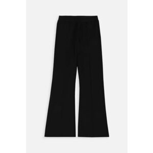 Coccodrillo pantaloni copii culoarea negru, neted, BACK TO SCHOOL GIRL imagine