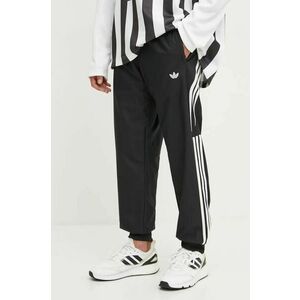 adidas Originals pantaloni barbati, culoarea negru, neted, IX6723 imagine