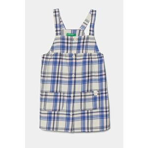 United Colors of Benetton rochie din bumbac pentru copii midi, evazati, 4ULFGV01V imagine