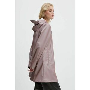 Rains geaca de ploaie A-Line W Jacket W3 femei, culoarea violet, de tranzitie, 18050-37 imagine