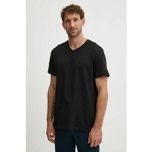 BOSS tricou din bumbac barbati, culoarea negru, neted, 50479535 imagine