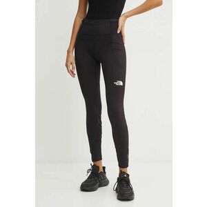 The North Face leggins sport Winter Warm Pro femei, culoarea negru, neted, NF0A84L1JK31 imagine