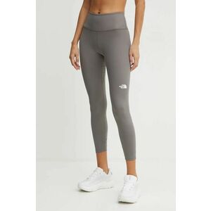 The North Face leggins sport Mountain Athletics femei, culoarea gri, cu imprimeu, NF0A89400UZ1 imagine