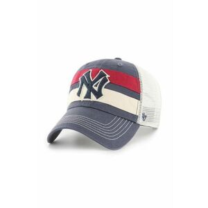 47 brand sapca MLB New York Yankees culoarea albastru marin, cu imprimeu, BCPTN-CLBBN17GWP-VN11 imagine