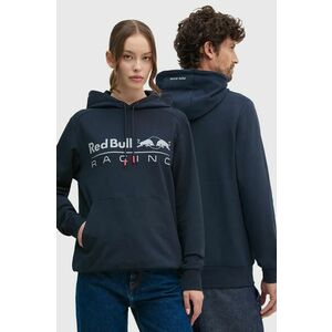 Pepe Jeans bluză Red Bull Racing x Pepe Jeans culoarea bleumarin, cu glugă, cu imprimeu, RU580003 imagine