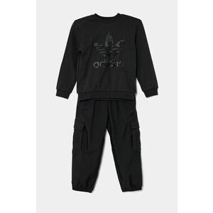 adidas Originals trening copii CREW SET culoarea negru, IY1754 imagine