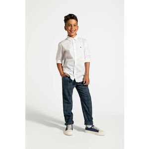 Coccodrillo pantaloni copii culoarea albastru marin, modelator, BACK TO SCHOOL BOY imagine