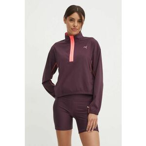 Puma hanorac de jogging For Her culoarea violet, cu imprimeu, 525743 imagine