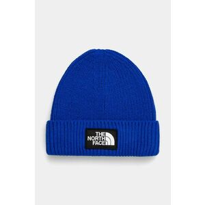 The North Face caciula copii TNF BOX LOGO CUFFED BEANIE din tricot gros, NF0A7WGCCZ61 imagine