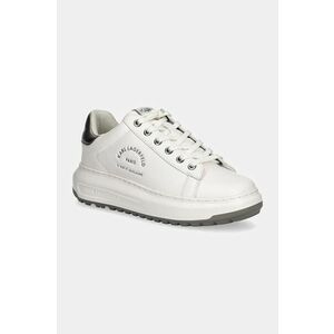 Karl Lagerfeld sneakers din piele KAPRI culoarea alb, KL67538 imagine