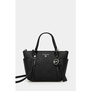 MICHAEL Michael Kors poseta de piele culoarea negru, 30T0SNXT1L imagine