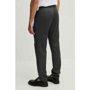 BOSS pantaloni de lana culoarea gri, mulata, 50469174 imagine